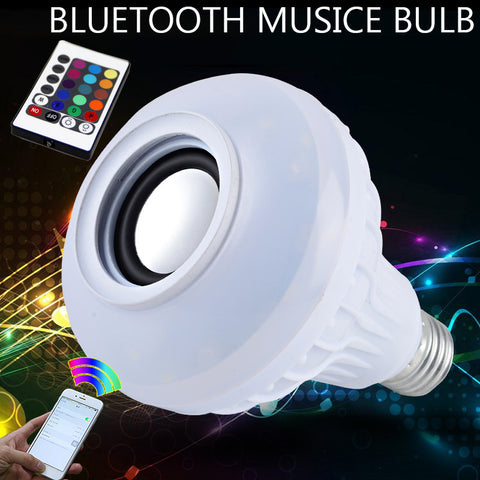 Image of Smart Wireless LED Bulb Lamp With Music Audio Speaker