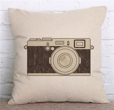 Image of Retro Vintage Style Pillow Cover