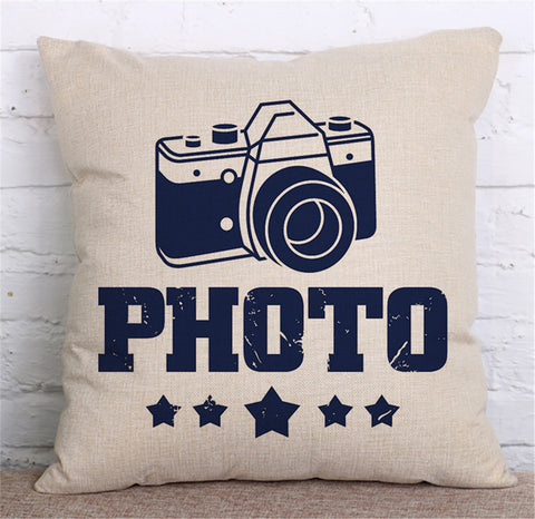 Image of Retro Vintage Style Pillow Cover