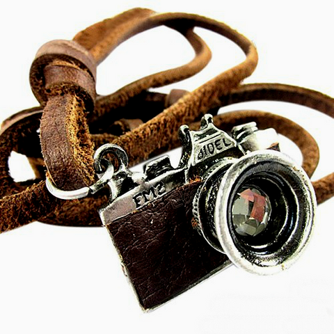 Image of The Rock Punk - Vintage Camera Necklace