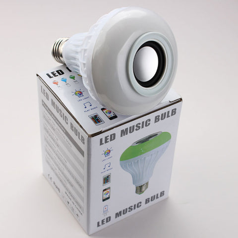 Image of Smart Wireless LED Bulb Lamp With Music Audio Speaker