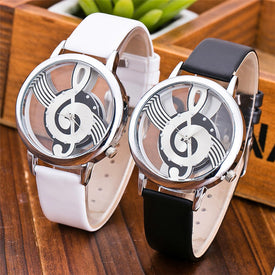 Unique Musical Hollow Note Style Watches