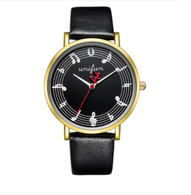 Musical Notation Leather Watches