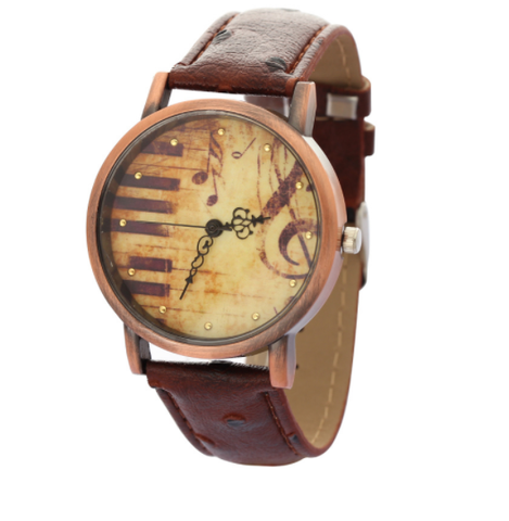 Image of Retro Piano Musical Note Watches