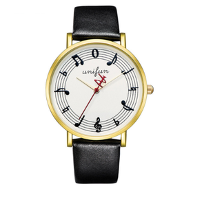 Musical Notation Leather Watches